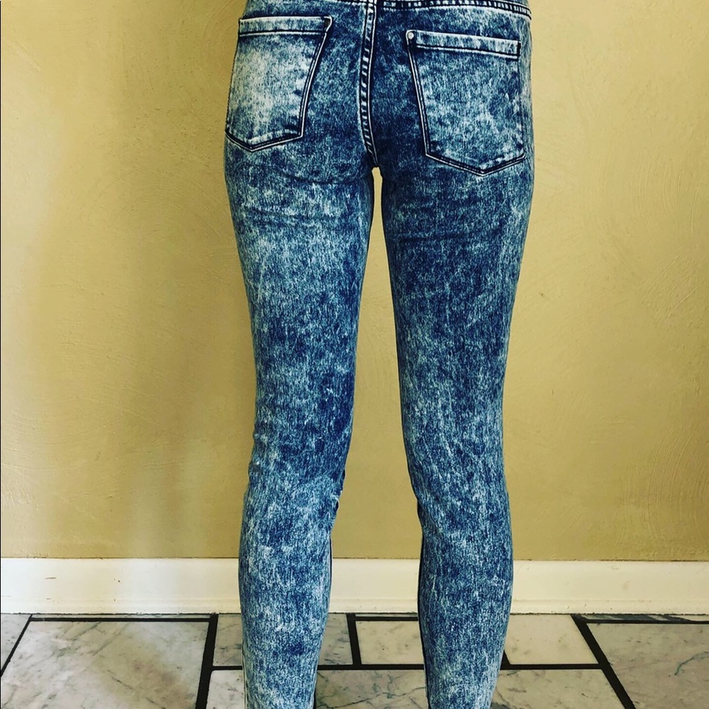 Blue Acid Wash Jeans